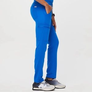 Figs Women’s Royal Blue Yola Skinny Scrub Pants - Size S/Tall